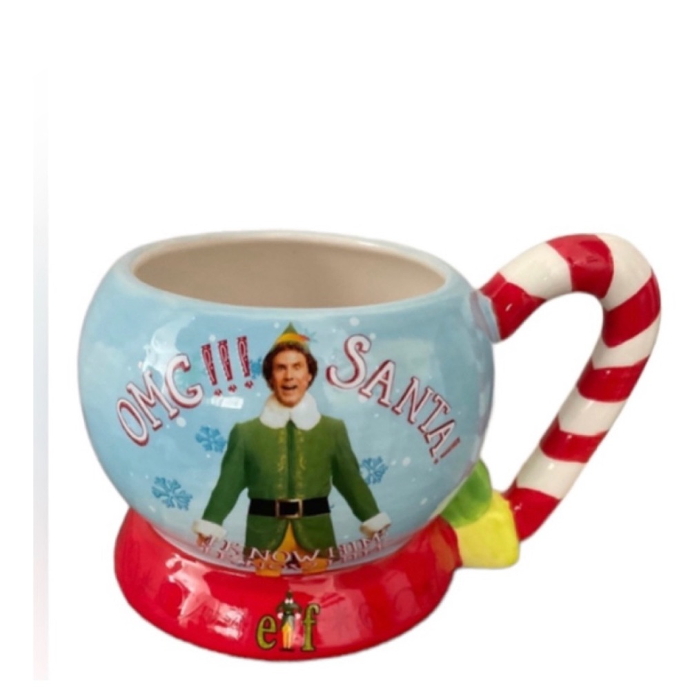 NEW Buddy the Elf Mug  “SANTA! I KNOW HIM! I KNOW HIM!”